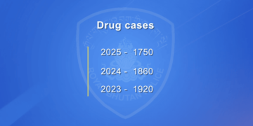 Drug cases decline